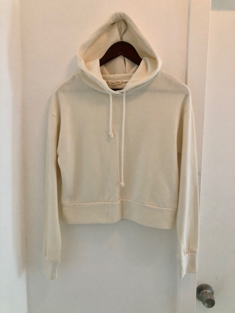 Copper Key New Without Tags (NWOT) Ivory Cropped Pullover Hoddie, size XS